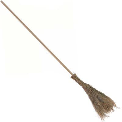 Sorex Takkenbezem met houten steel van 130 cm - Buiten - Natuurlijke takken - Straatbezem