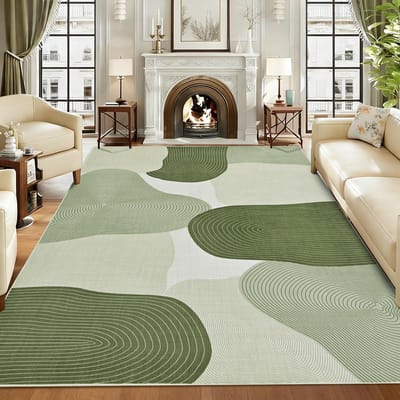 Dailygoods- Vloerkleed 160x230 cm - Laagpolig - Wasbaar - Antislip - Zacht - Modern geometrisch design - Tapijt