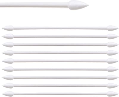 300x Precisie Reinigingssticks met Punt - Wattenstaafjes voor Camera, Lens, Toetsenbord en Cosmetica
