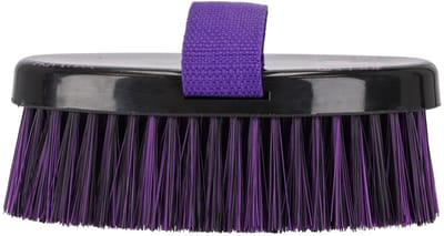 QHP - Zachte borstel Lize - Zwart / Violet