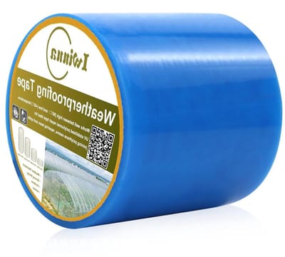 Duurzame reparatietape voor polytunnels en kassen - Transparant, weerbestendig en eenvoudig te gebruiken (100-25)