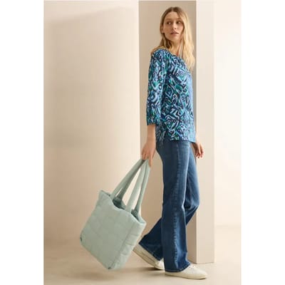 Bedrukte katoenen blouse