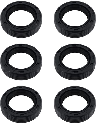 6 stks TC 20x30x7mm Simmerring As Seal Pakking NBR Dubbele Lip Oliekeerring met Lente Nitril Butadieen Rubber