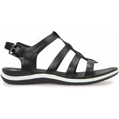 GEOX SANDAL VEGA DAMES Sandalen - ZWART - Maat 37
