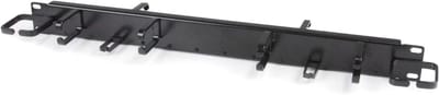 Kabelmanagement Paneel - Rack Organizer - Serverruimte Organiseren - 1U Rack Ruimte - 19 inch - Zwart