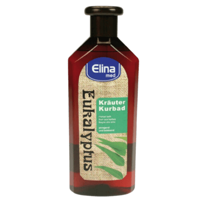 Elina eucalyptus kruidenbad wellness 500 ml – ontspannend badolie – verzorgend kuurbad – eucalyptus badolie