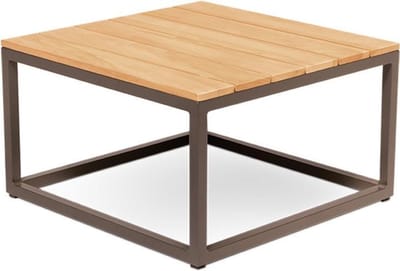Bijzettafel FSC Teak M | 60 x 60 x 35 (H) cm | Weersbestendig | Original Bestseller Tuintafel van Teak | Tafel Vierkant Lounge Tuin