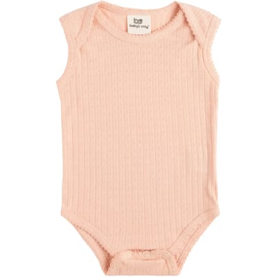 Baby's Only Rompertje Dream - Romper voor meisjes - Babybody gemaakt van 100% ecologisch katoen - Mouwloos - Peach - 50 - GOTS