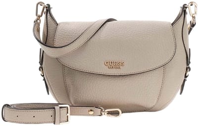 GUESS schoudertas Marsha Flap Shoulder Bag Light Taupe beige