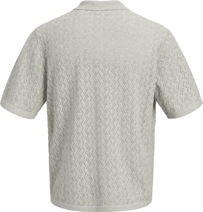 JACK&JONES - JORTYLER KNIT SS SPLIT NECK POLO - Heren - Polo's