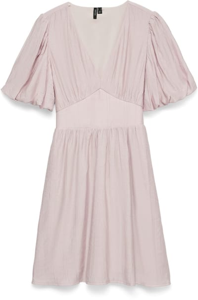 VERO MODA - VMBELLA 2/4 V-NECK SHORT DRESS WVN - Dames - Mini jurken