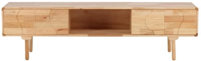 Svea - Delmar tv-meubel 200x45x55 cm - naturel rubberwood