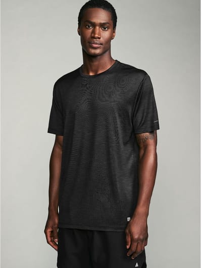 Next - Heren - T-shirt met korte mouwen - Active Gym Mesh T-shirts 3 Pakket - Zwart