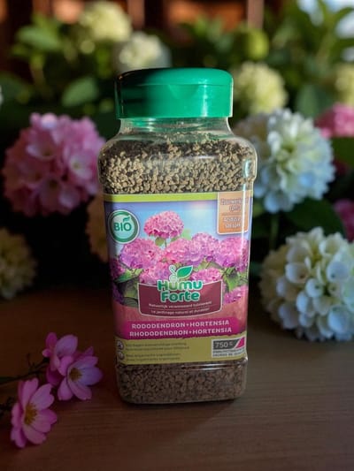 Humuforte Rododendron & Hortensia Meststof 750 g | Biologisch | 100 Dagen Voeding | Voor Zure Bodem Planten
