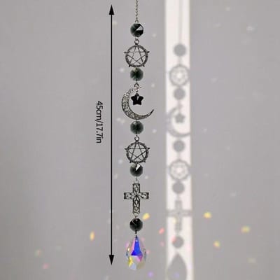 Kristallen Zonnevanger Buiten Windklok Hangende Kristallen Engel Vlinder Hangers Tuin Boom Decor Raam Druppelbel Hangend Decor
