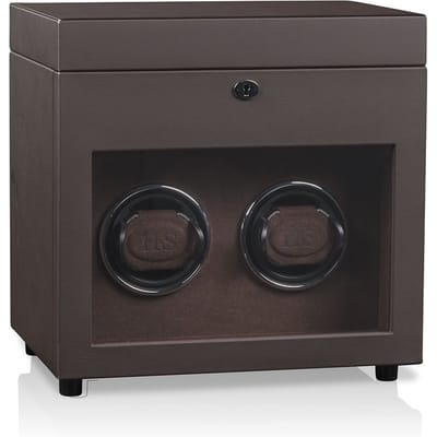 Heisse & Söhne - 70019-204.141.141 - Horlogeopwinder - voor 2 Horloges - Vancouver 2+ - Bruin
