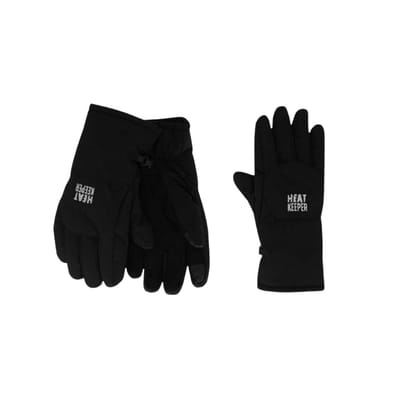 Heatkeeper - Dames winter handschoenen - Softshell - Zwart - S/M - 2-Paar