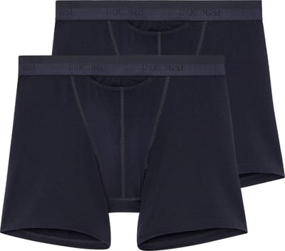 Hom Ho1 boxershorts long 2-pack blauw