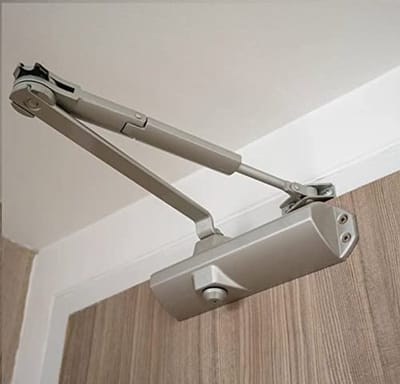 Dailygoods - Automatische Hydraulische Deursluiter - Verstelbare Sluitkracht - Voor Commercieel en Thuis - 45-65 kg - Zilver