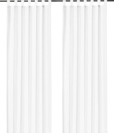 Decoratieve Sjaal - Lussjaal Bandsjaal - Raamdecoratie - Matte Microvezel - 140x245 cm - Wit
