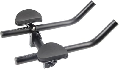 Triathlon Stuur - Aero Bars Fiets - Wielrennen - Verstelbare Armsteunen - 34 x 15 x 5 cm - Zwart