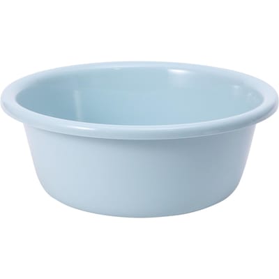 Thuis Ronde Plastic Waskom Verdikt Baby Studenten Slaapzaal Waskom Kleine Maat 29.5x10cm Blauw