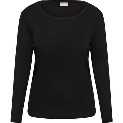 Dames-T-shirt met lange mouwen KAFFE Curve KCCarina