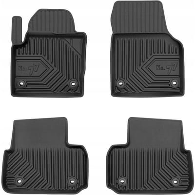 Frogum - No.77 - Automatten 3D - Geschikt voor Land Rover Discovery Sport L550 (2014-2019) - Pre-Facelift - 4-delig - TPE Rubber - Zwart