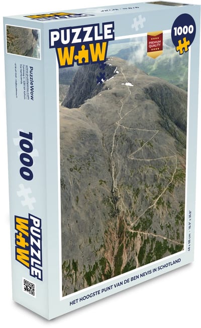 Puzzel Het hoogste punt van de Ben Nevis in Schotland - Legpuzzel - Puzzel 1000 stukjes volwassenen