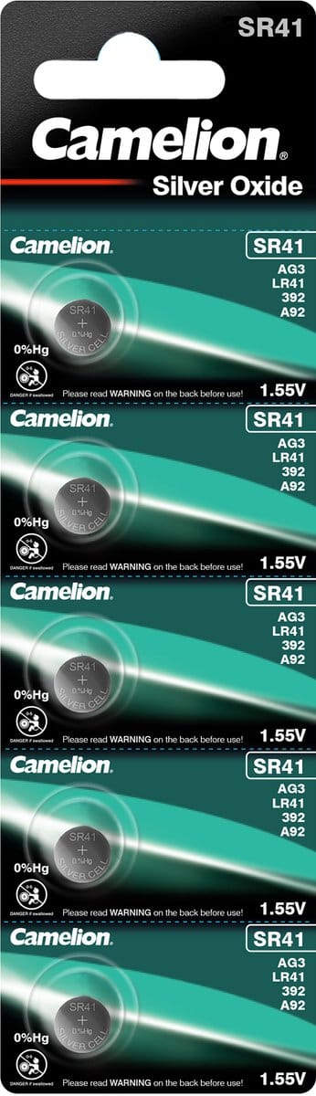 SR41W 392 Horloge batterij 5 stuks