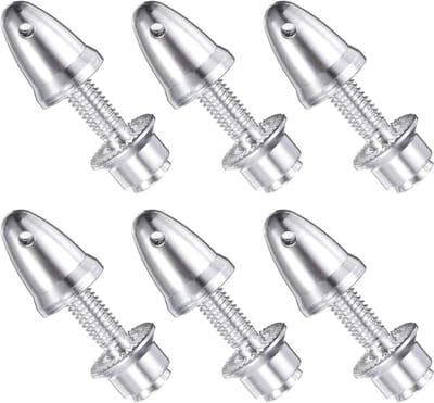 Propeller Adapter voor RC Vliegtuig, Spinner met 3mm Bore en 6mm Output Shaft, Set van 6 voor Brushless Motor en Speed Controller