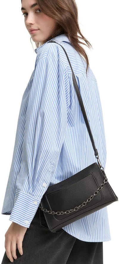 TOM TAILOR schoudertas Lennon Cross Bag Black zwart