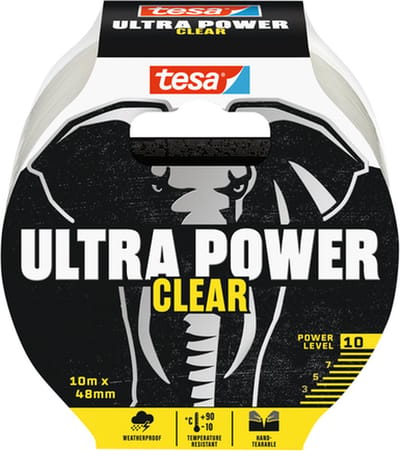 Reparatietape tesa Ultra Power Clear repair 10mx48mm transparant | 6 stuks