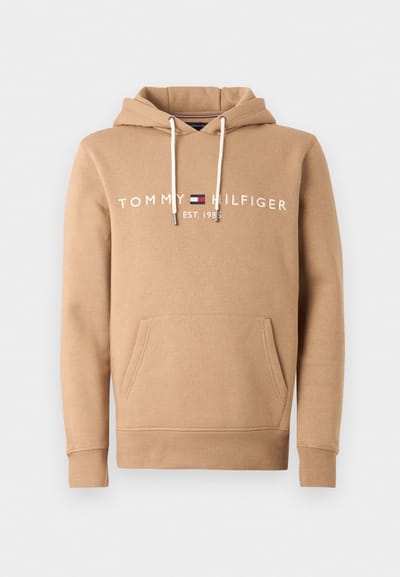 Tommy Hilfiger SS'22 Heren Geborduurd Logo Hoodie - Perzik - L