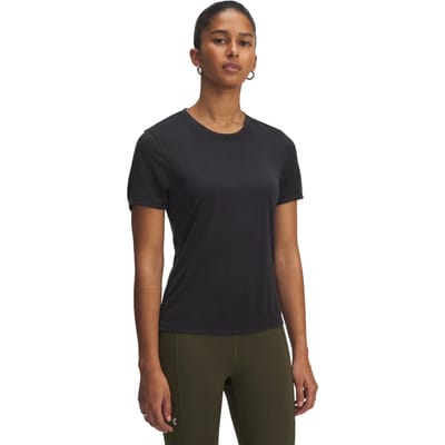 Under Armour Damen Sportshirt Launch Jacquard T-Shirt 6005096 Black 004-M (US MD)