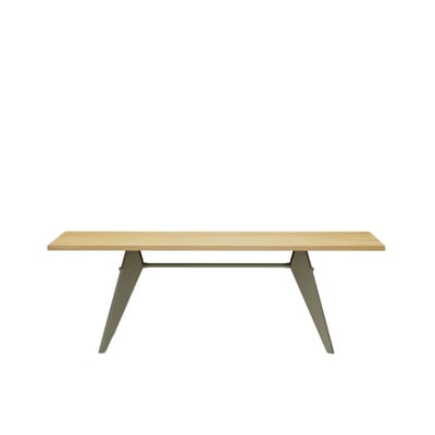 Vitra EM Table - Prouvé Gris Vermeer - Eiken - 220 cm