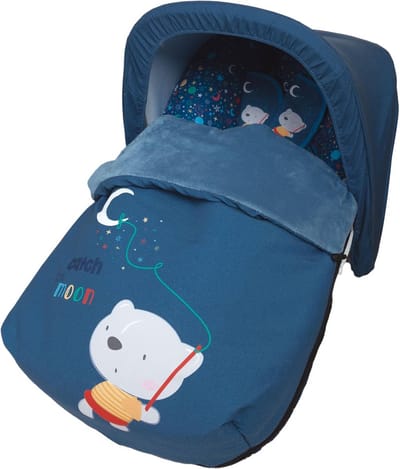 Universele Fleece Voetenzak voor Kinderwagen en Buggy met Capuchon