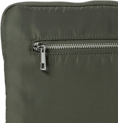 FAZE | 13" Groene gewatteerde laptophoes