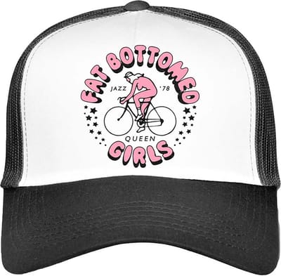 Queen - Fat Bottomed Girls Trucker pet - Zwart/Wit