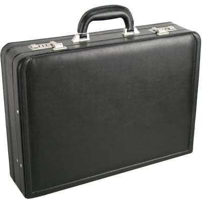 d & n Traditionele aktetas 46 cm - - schwarz