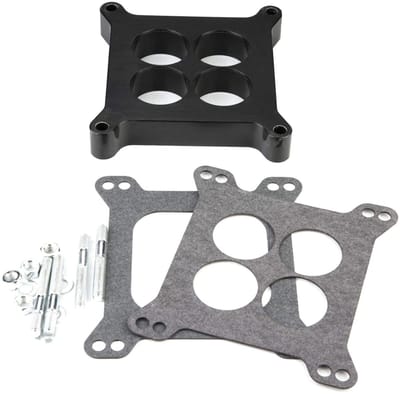 Allecto - Gasket en Spacer - Aluminium - 1 inch - Voor SB Chevy - Hoogwaardige kwaliteit - Ideaal voor motoren - Geschikt voor verschillende toepas...