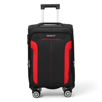 Zachte handbagagekoffer 36,5 x 23,5 x 58 cm Nylon 900D Geschikt geïntegreerd slot voor Easyjet, Ryanair, Wizzair
