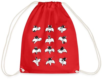 Looney Tunes Sylvester Facial Expressions Gymtas