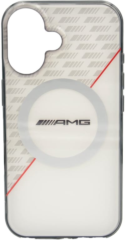 AMG iPhone 16 Backcover hoesje Double layer - Magsafe - Rood
