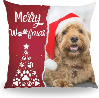 Merry Woofmas - Kussen - 50 cm