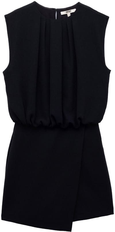 Mini-lengte Schede jurk Wickelkleid