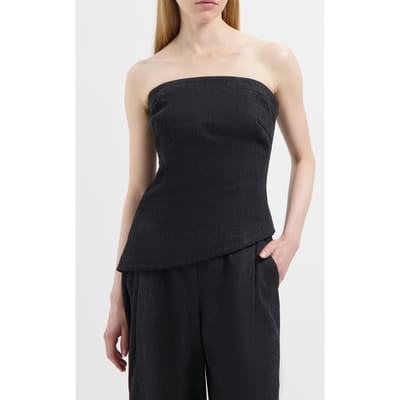 We Are Labels Nous Sommes Labels – Edie Ls Glitter Top Black Größe: XL | Longsleeves Outlet | Damen | Schwarz