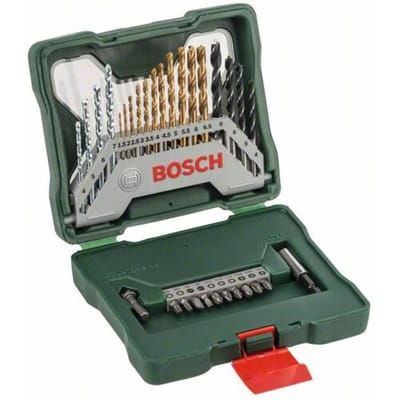 Bosch Accessories X-Line 2607019324 Boor- en bitassortiment 30-delig Metaal, Steen, Beton, Hout, Metselwerk, Plexiglas