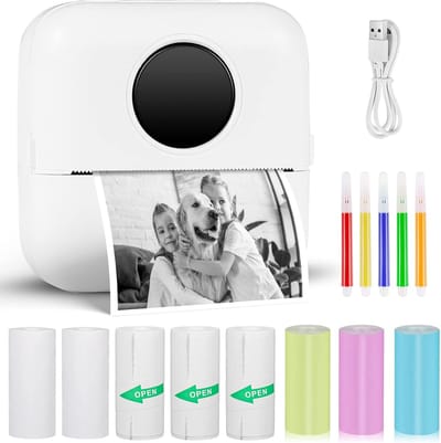 Solacis Sticker printer - Sticker maker - Mini printer - Sticker machine - Stickerprinter - Must have!