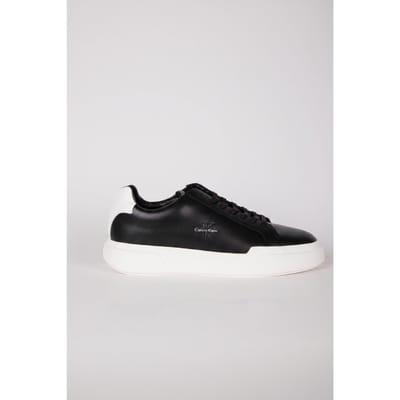 Calvin Klein Chunky Cupsole Laceup Shoes Black/bright White Taglia: 40 | Sneakers Outlet | Uomo | Bianco